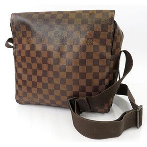 Louis Vuitton Brown Checkered Messenger Bag